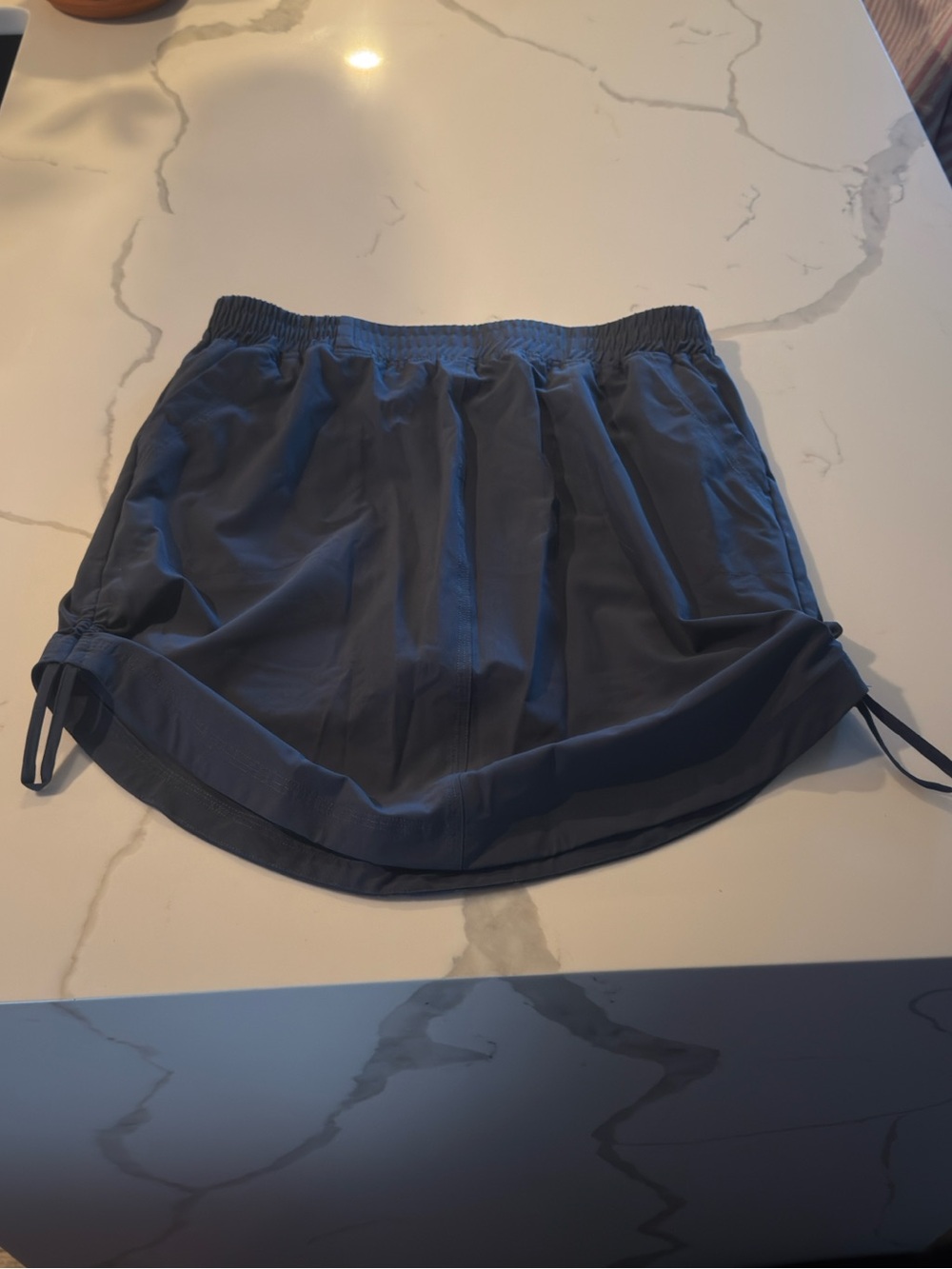 Women’s Active Circle Skirt in Navy with Drawstring